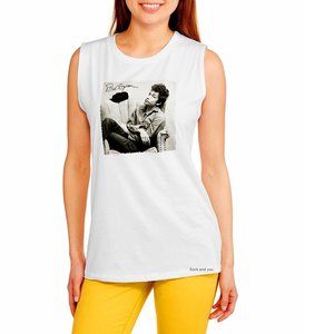 Bob Dylan Young Signature USA country rock Official Tank Top S NWT